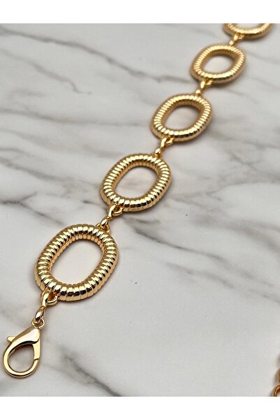 Descoin Desenli Kadın Zincir Kemeri,ceket Kemeri,gömlek Kemeri,tunik Kemeri