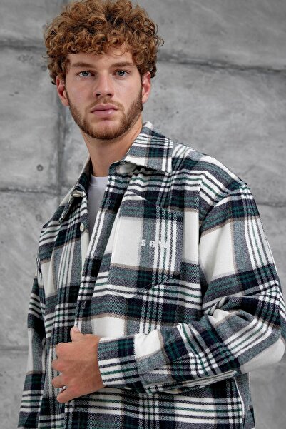 NOMARC Πράσινο πουκάμισο με στάμπα Nmrc Oversize