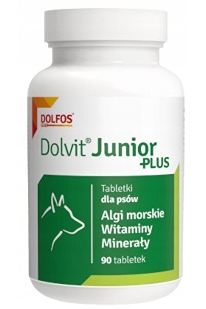 Other Dolvit Junior Plus ALGE MARINE VITAMINE MINERALE PENTRU CĂȚEI pentru câini 90g