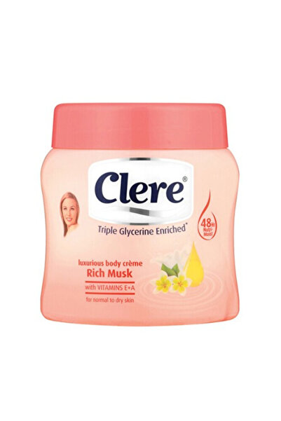 Clere Clear Cream 500ml Rich Musk