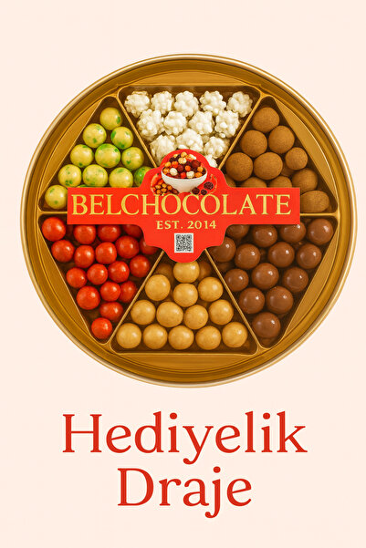 belchocolate 6'lı Leblebili Tatlar Hediyelik Draje Seti - 300 Gr
