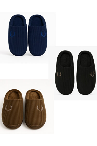 birrbazaar Чоловічі зимові легкі зручні хутряні пухнасті безшумні домашні капці