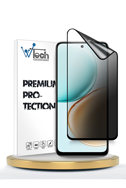 Wtech Honor X7d 4G 2025 Nano Ceramic Privacy Full Glue Full Cover Matte Flexible Clear/Black