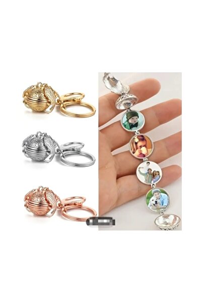 CrisPrint Breloc metalic cu 8 fotografii