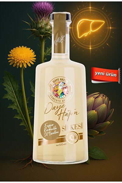 DAYE HATUN Enginar&Karahindiba&Süt Devedikeni Sirkesi/Artichoke&Dandelion&Milk Thistle Vinegar (500 mL)