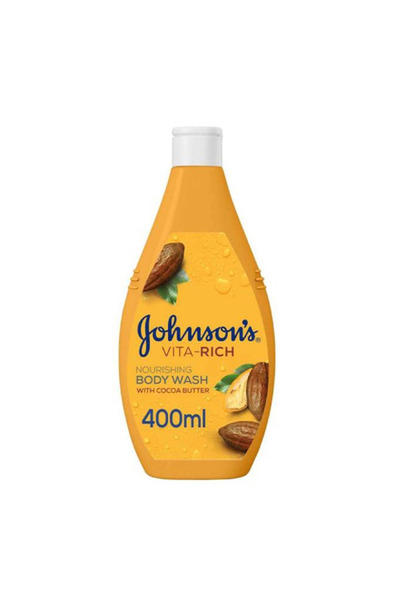 Johnson Johnson's Body Wash 400ml Vita-Rich with Cocoa Butter