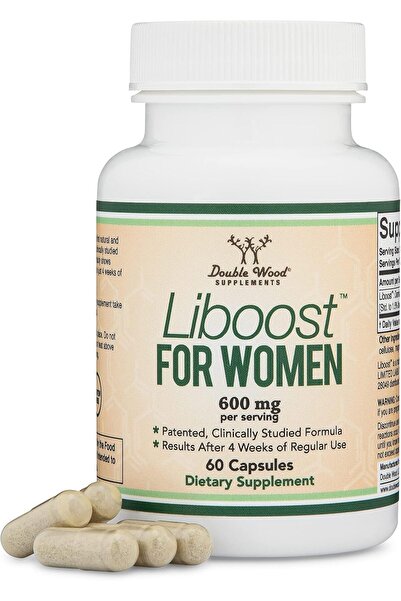 DOUBLE WOOD Liboost Libido Booster For Women (Damiana Leaf Extract) 600 mg 60...