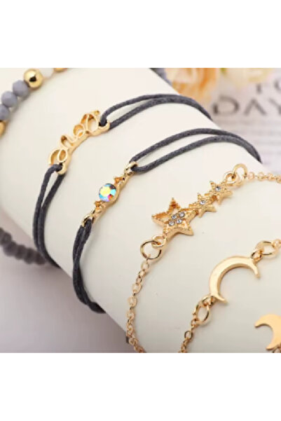 ZETCONCEPT Zet Style 🌙 “Ayışığı Dansı” Bilekliği 6'lı Bileklik