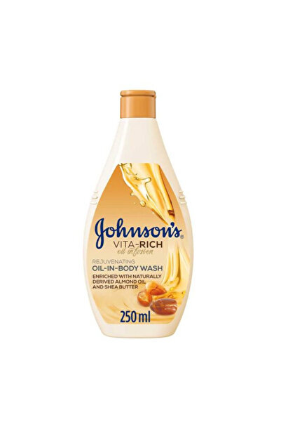 Johnson Johnson's Body Wash 250ml Vita-Rich with Almond Oil and Shea Butter