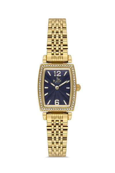 Platin Pierre Hds-Pl-1155La-B3 Minimal Square Women's Wristwatch