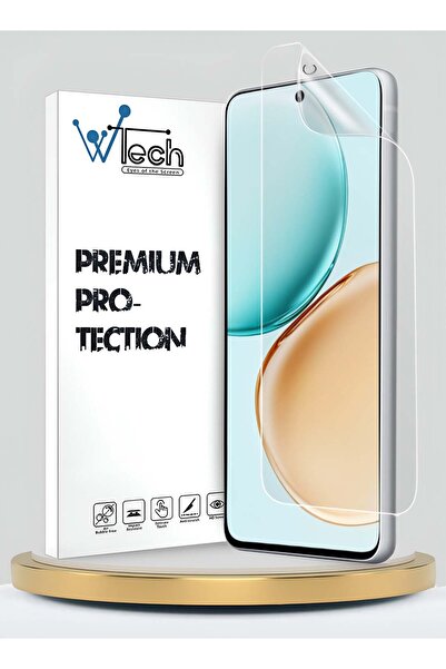 Wtech غشاء هيدروجيل شفاف لهاتف Honor X7d 4G 2025 رقيق ومرن