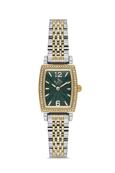 Platin Pierre ساعة يد نسائية مينيمال سكوير HDS-PL-1155LA-D10