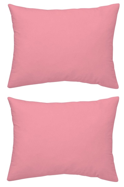 makiteks Yüzde Yüz Pamuklu 2 Adet 35x45 cm Desenli ve Düz Boya Bebek Yastık K...