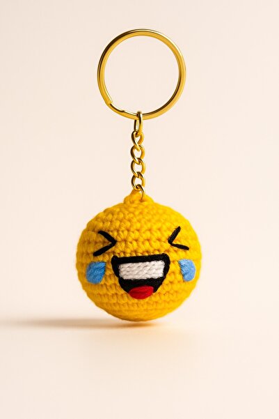 Minola Home سلسلة مفاتيح أميجورومي على شكل رمز تعبيري، قطعة واحدة