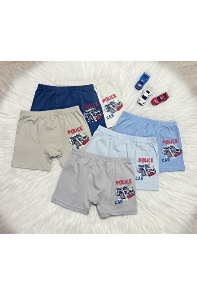 TatlıKids Момчешки боксерки с 6 броя в пакет, 100% памук