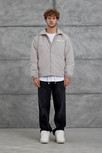 NOMARC Krem Nmrc Mevsimlik Oversize Ceket