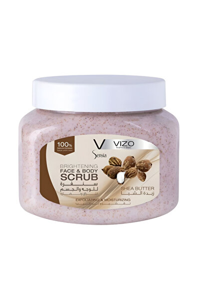 Vizo فيزو صنفره الوجه والجسم 500 مل سينسيا بزبده الشيا