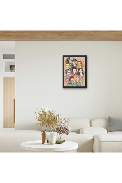 RS JANTİ STORE Colaj pictat cu legendele Green Cam |   Poster cu acuarelă de ...