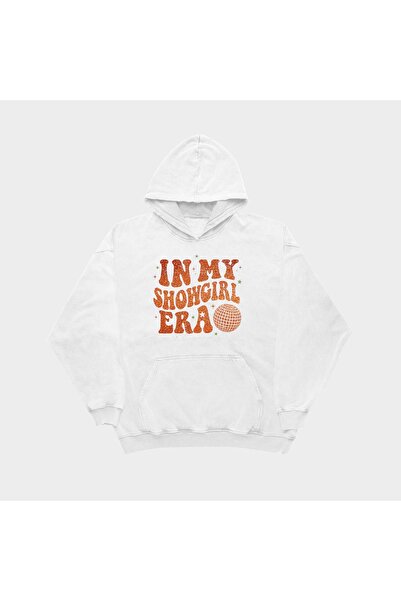 SVART WEAR Taylor Swift - The Life of a Showgirl Album Hanorac unisex alb