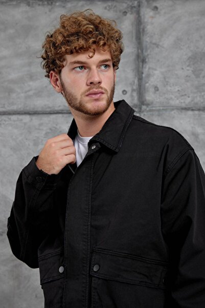 NOMARC Black 251 Washable Oversized Jacket