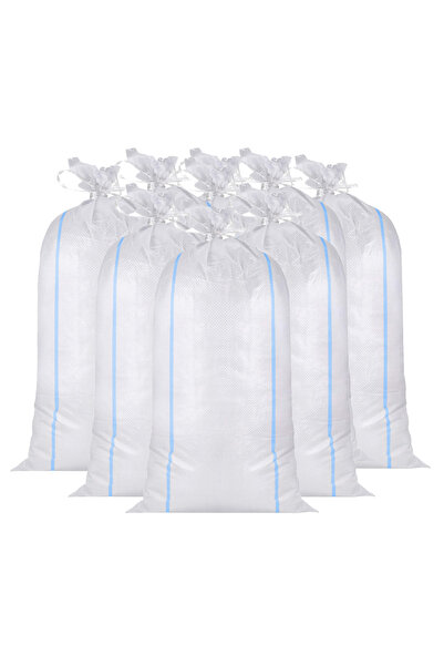 Teno Set de 250 de saci din rafie, materiale de calitate, rezistență ridicată, capacitate mare, universali, 55 x 100 cm