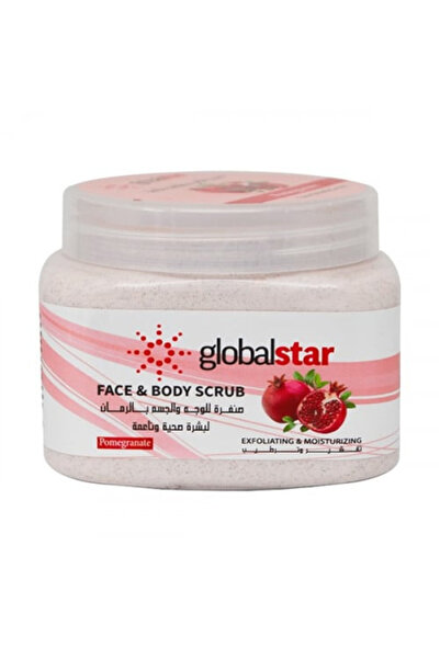Globalstar جلوبال ستار صنفره الوجه والجسم 500 مل بالرمان