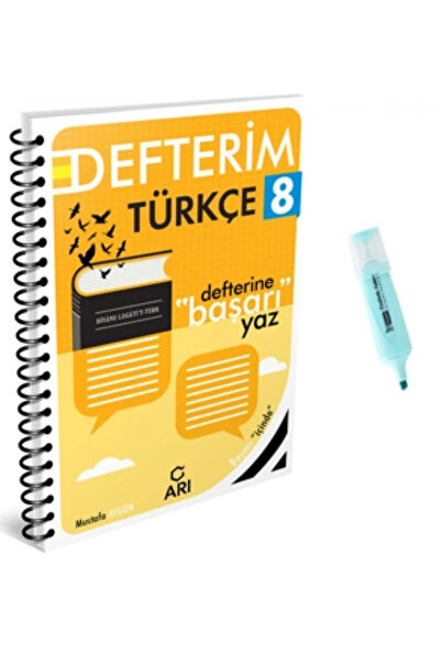 Arı Yayıncılık 8.Sınıf TürkçeMino Türkçe Akıllı Defterim