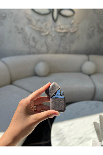 Store Hakiki Deri Kılıflı Benzinli Çakmak