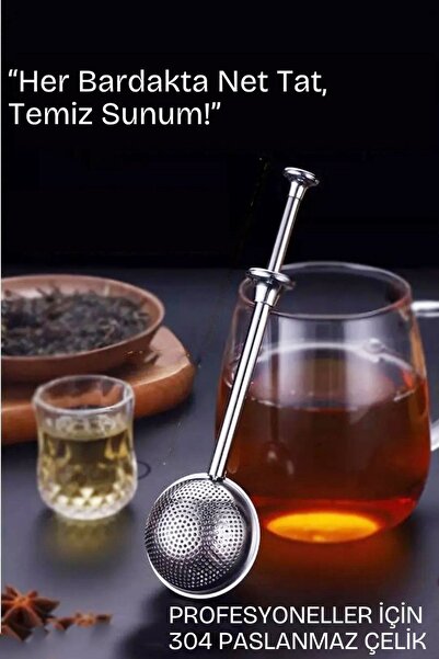 Transformacion Bitki Çayı Süzgeci –Çay Demleme Aparatı Profesyonel 304 Paslan...
