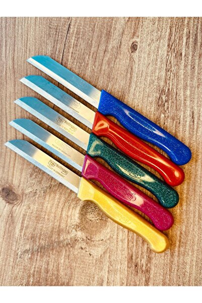 SolingenGermany Solingen Orjinal 5'liTırtıklı Meyve, Sebze Doğrayıcı Simli Ka...