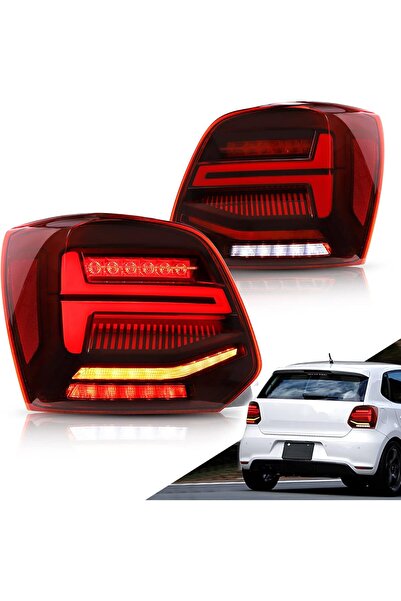 X POWER TUNİNG VW POLO 6R 2009-2014 AUDİ DİZAYN KIRMIZI LEDLİ ARKA STOP
