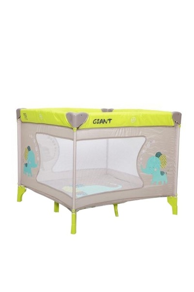 NOVOKIDS Portable Playpen for Indoor and Outdoor NOVOKIDS™ Little Giant, Foldable, 93X93X77 cm, Yellow