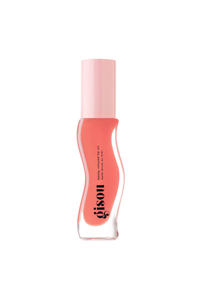 gisou Honey Infused Lip Oil Colored Lip Oil Bee-Llini Peach Elsbeauty