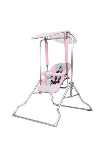 NOVOKIDS Balansoar pentru copii pentru interior și exterior, Novokids™ Balansoar de grădină, cadru metalic, scaun reglabil,