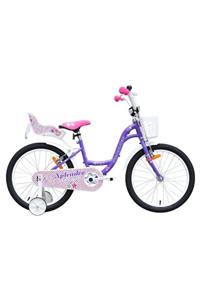NOVOKIDS Bicicletă pentru copii NOVOKIDS™ Splend'Or Boom PRO Edition, cu coșuleț pentru păpuși, roți de 20", max. 50 kg,