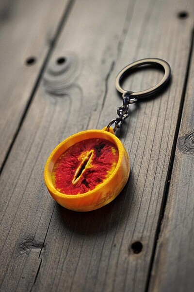 Saes Labs سلسلة مفاتيح على شكل خاتم سيد الخواتم