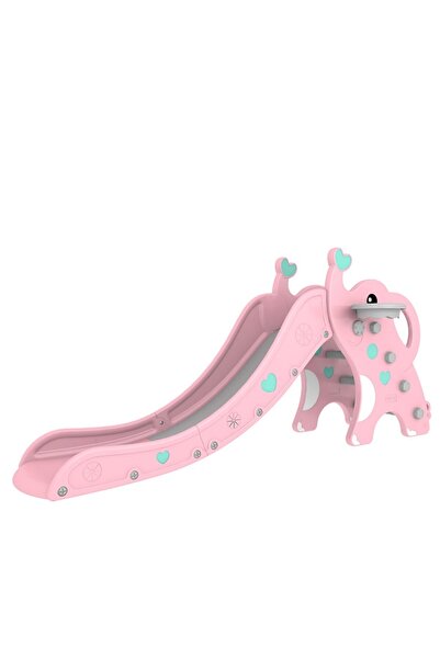 NOVOKIDS ™ Elephant Slide for Kids, Indoor and Outdoor, 191 cm Slide Length, Max 40 Kg, Basketball