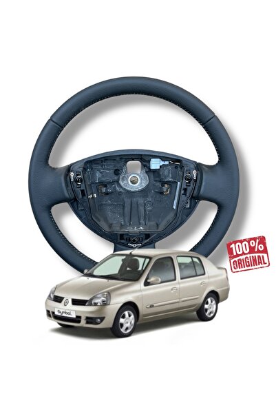 Renault Clio & Symbol 2002–2007 Uyumlu Deri Dikişli Direksiyon Simidi 484003469R – Orijinal Ürün