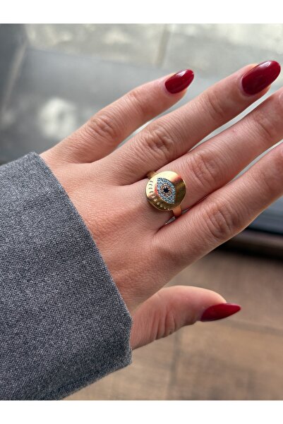 HOUSEKİ خاتم قابل للتعديل بتصميم عين الشر