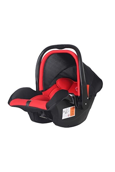 NOVOKIDS Safety Shell PRO Baby Car Seat, R-129 i-Size Approved, Adjustable Handle, Red
