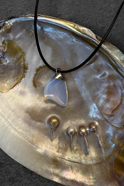 Doğaltaş Opal (Şans) Taşı Kolye