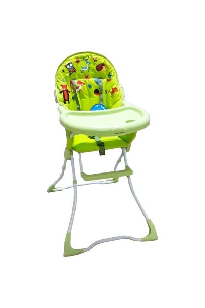 Baby Care Scaun înalt pentru copii și bebeluși Baby Care™ CH, pliabil, centură de siguranță, scaun confortabil, detașabil