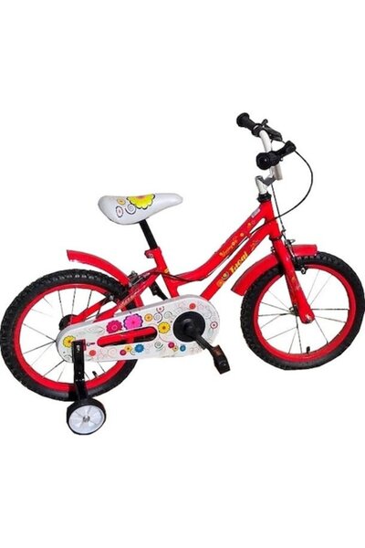 NOVOKIDS My First Bike, 16" Kids Bicycle, Red
