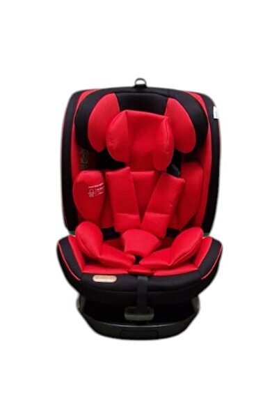 Baby Care HD18 Car Seat with Isofix, 360° Rotation, R-129 i-Size, 0-36 kg, Red