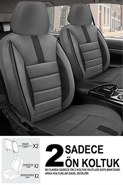 Store Renault SYMBOL 2013 2020 UYUMLU ÖN İKİ KOLTUK OTO KILIF FÜME TAM