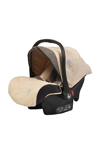 NOVOKIDS Scaun auto pentru bebeluși Stephanie PRO, ergonomic, cu mâner reglabil, maxim 13 kg, crem