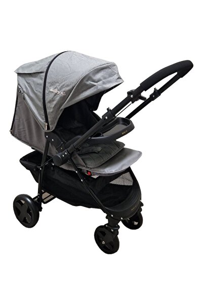 Baby Care Newborn Stroller 2 in 1 BABY CARE™ PRO SK10, Reversible Handle, Adjustable Backrest in 3 Steps, Fo