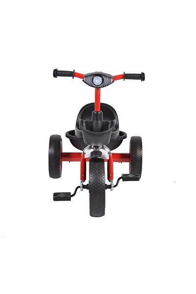 NOVOKIDS ™ Hawk Trike Pedal Tricycle with Music and Lights, Two Toy Baskets, Max 25 kg, EVA Rubber