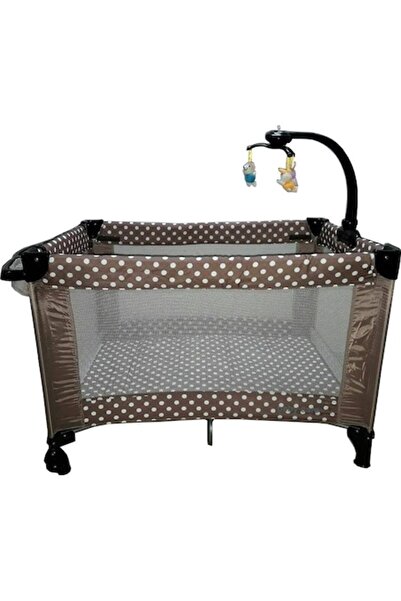Baby Care Folding Playpen Crib Baby Care™ NEST with Music and Plush Toy Carousel