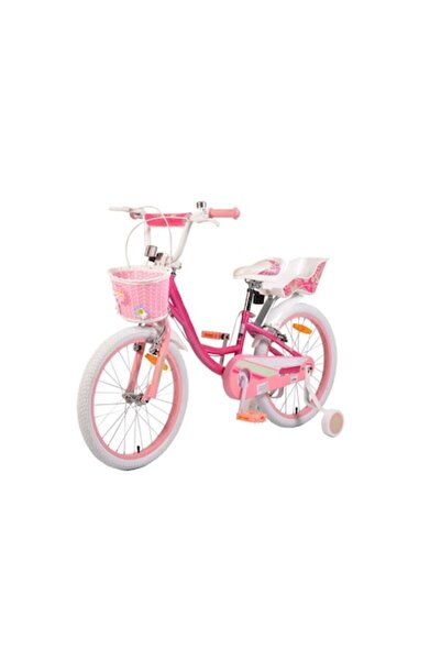 NOVOKIDS Bicicletă fashion, bicicletă pentru copii, roți de 20 inch, maxim 40 kg, ghidon reglabil, roz